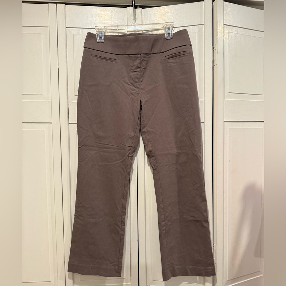 Apt. 9 Taupe Boot-Cut Stretch Pants
